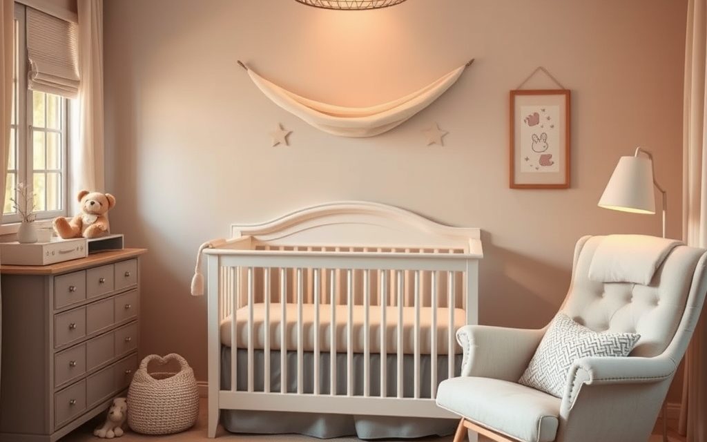 Sypialnia z łóżeczkiem niemowlaka: jak ustawić przestrzeń dla bezpieczeństwa i wygody rodziców oraz dziecka