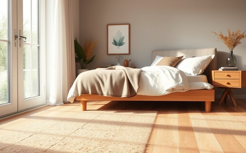 Podłoga w sypialni: jak wybrać materiał łączący komfort, ciepło i łatwość utrzymania czystości
