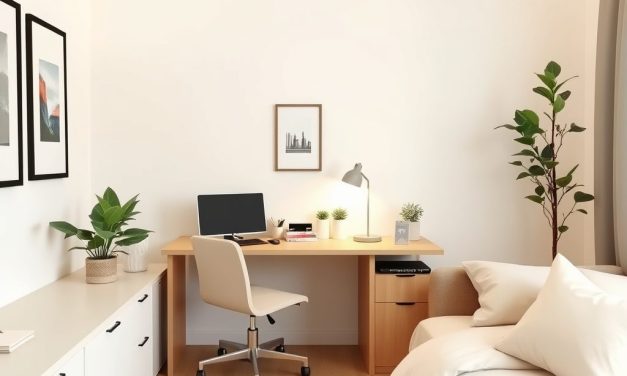 Sypialnia z biurkiem: jak zorganizować wygodne miejsce do pracy i zachować harmonię wypoczynku