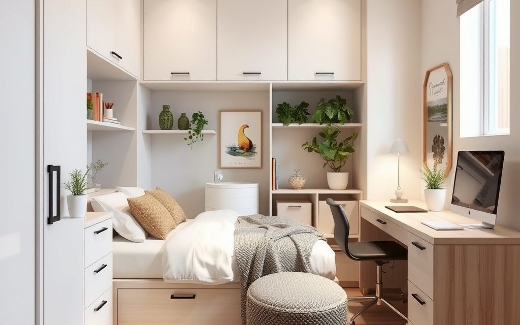 Mała sypialnia bez zagracenia: jak zaplanować funkcjonalną i przestronną aranżację