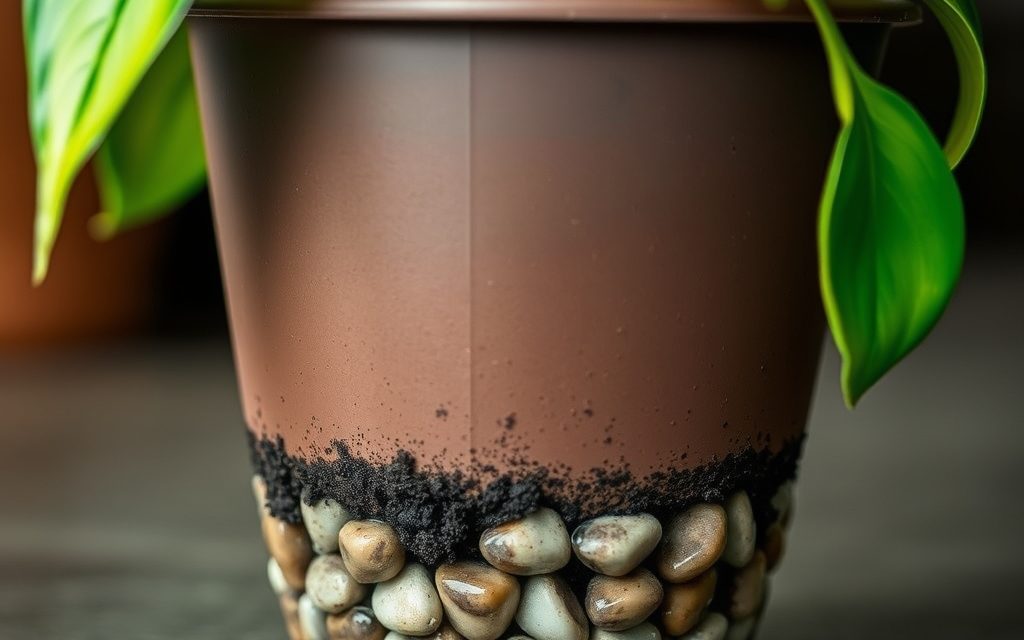 Drenaż w doniczce — kiedy jest potrzebny i jak go prawidłowo wykonać, by chronić rośliny przed przelaniem i gniciem korzeni
