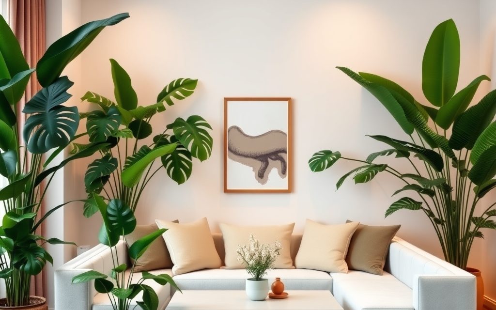 Duże rośliny do salonu: które gatunki efektownie odmieniają przestrzeń i jak je ustawić dla najlepszego efektu