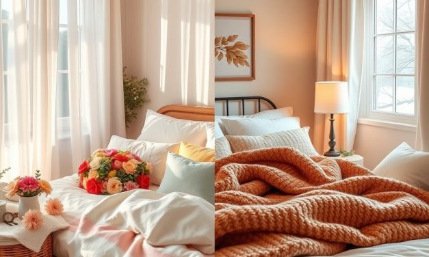 Sypialnia latem i zimą: jak dostosować tekstylia i aranżację dla optymalnego komfortu snu