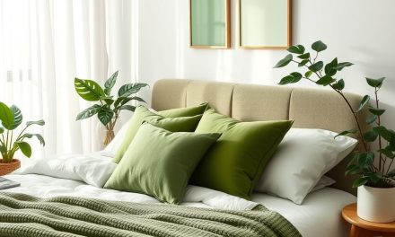 Zielona sypialnia: jak wybrać odcień, który stworzy harmonię i relaksujący klimat